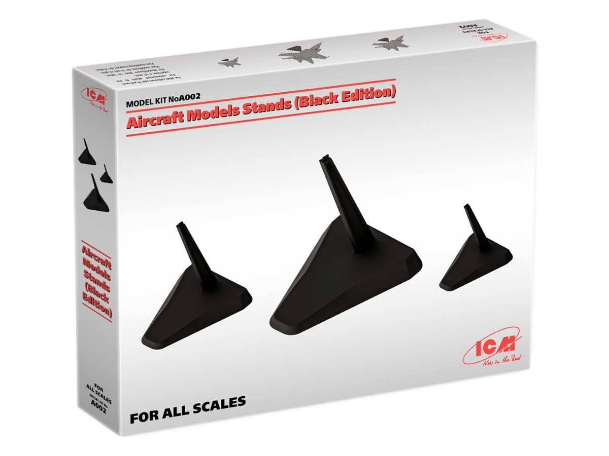 ICM A002 Aircraft Models Stands (Black Edition) – Bild 2