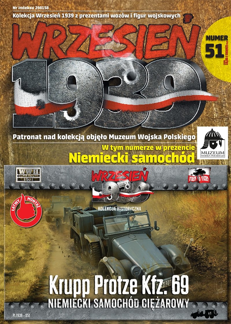 First to Fight PL051 Niemiecki samochód ciężarowy Krupp Protze Kfz. 69 1/72