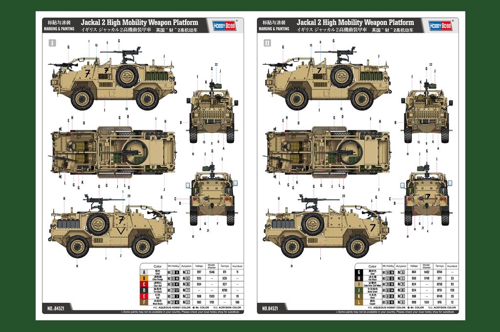 Hobby Boss 84521 Jackal 2 High Mobility Weapon Platform 1/35 – image 5