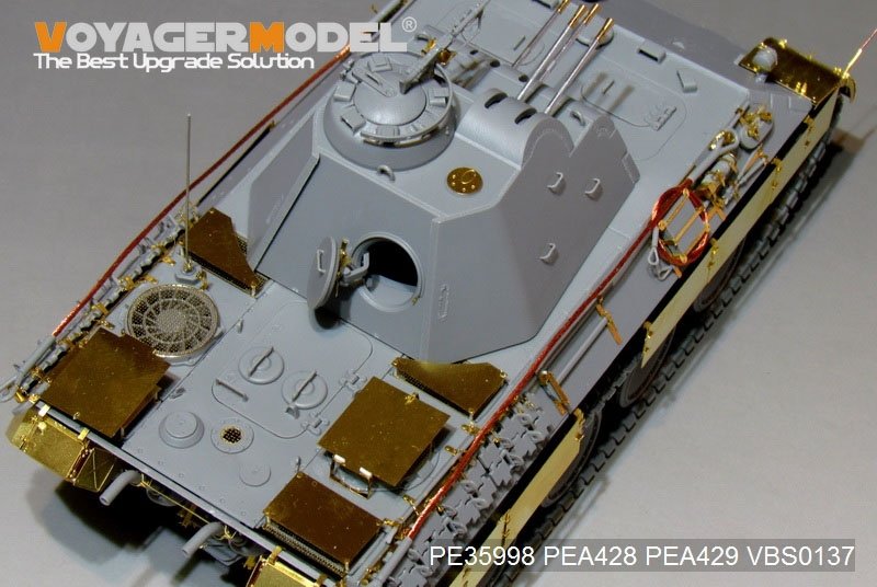 Voyager Model PE35998 WWII German FlaKPanzer V FlaKvierling 20mm MG 151/20 Basic For TAKOM 2105 1/35 – immagine 14