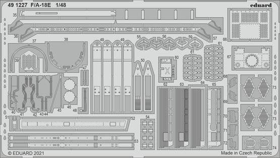 Eduard 491227 F/ A-18E HOBBY BOSS 1/48 – zdjęcie 2
