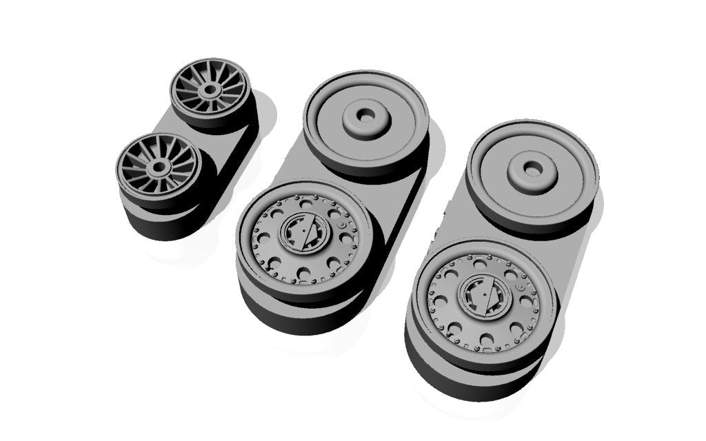 Armory Models AW48313 F-105 Thunderchief wheels w/ weighted tyres 1/48 – immagine 2