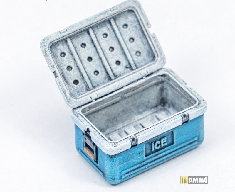 Liang 0414 3D-Print Model Mini Bar &amp;amp; Freezer 1/35 – zdjęcie 7