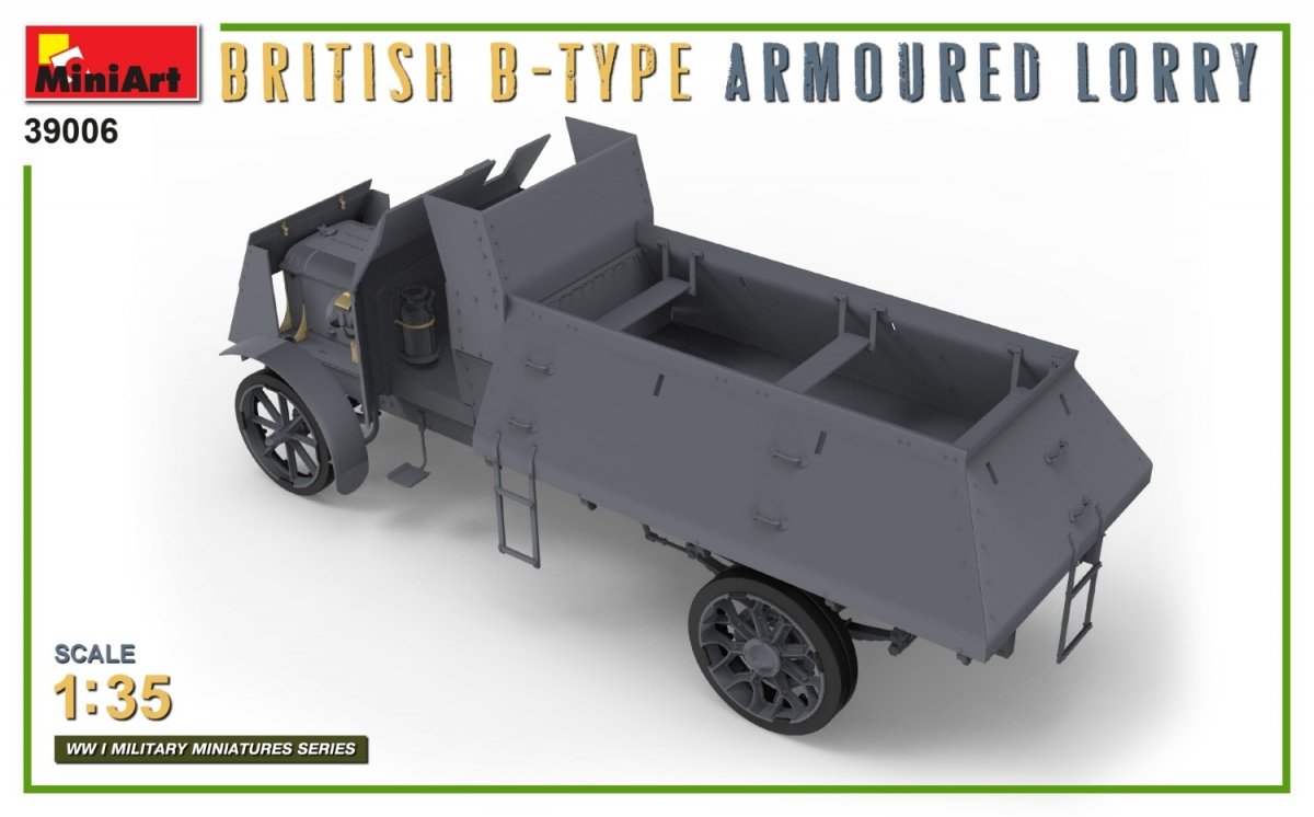 Miniart 39006 BRITISH B-TYPE ARMORED LORRY 1/35 – image 6