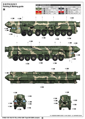 Trumpeter 01082 15U175 TEL of RS-12M1 Topol-M ICBM complex 1/35 – image 26