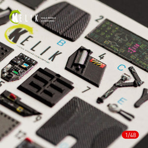 KELIK K48049 F-35A LIGHTNING II INTERIOR 3D DECALS FOR MENG KIT 1/48 – zdjęcie 3