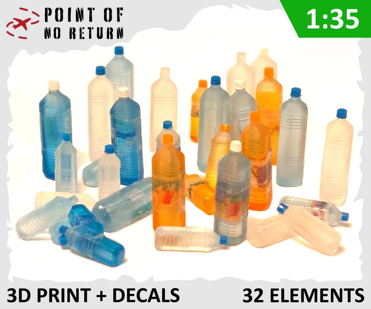 Point of no Return 3524050 Plastic Bottle (type I, Blue and Clear) 1/35