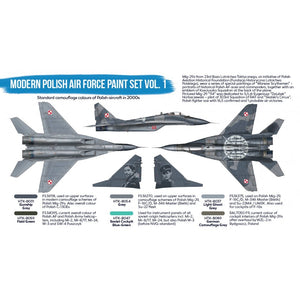 Hataka HTK-BS17 Modern Polish Air Force paint set vol. 1 – immagine 2