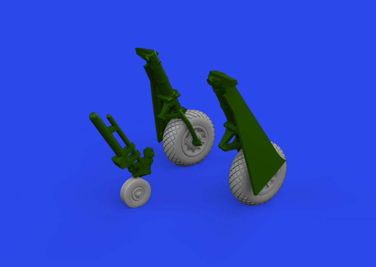 Roues Eduard 672370 P-51D à bande de roulement diamantée 2 EDUARD 1/72  – image 4