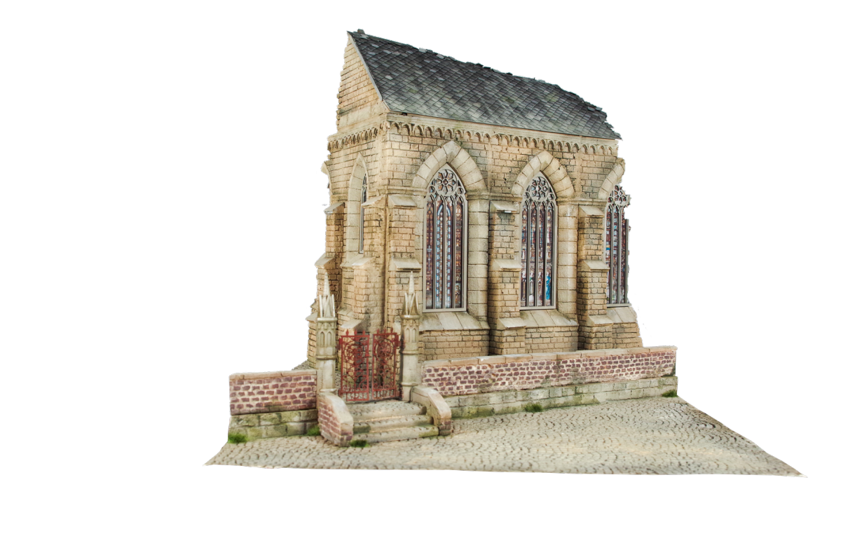RT-Diorama 35040 Socle de diorama : Cour d&amp;#39;église 1/35 – image 3