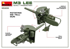 Miniart 35206 M3 Lee early prod. w/interior 1/35 – immagine 9