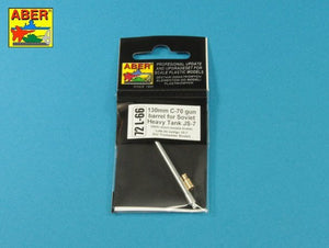 Aber 72L-66 130 mm C-70 gun barrel for Soviet tank JS-7 1/72 – zdjęcie 8