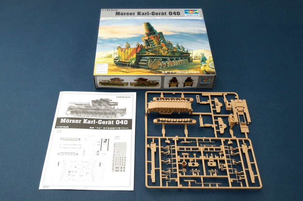 Trumpeter 00101 Morser Karl-Gerat 040/041 (Initial Version) 1/144 – Bild 2