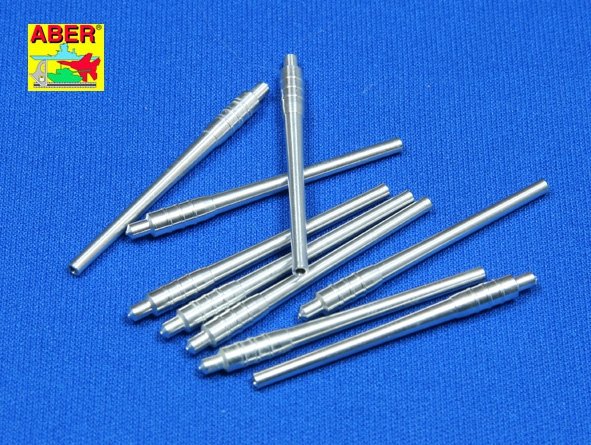 Aber 350L-09 Set of 9 pcs 460 mm barrels for Japanese ships Yamato and Musashi 1/350