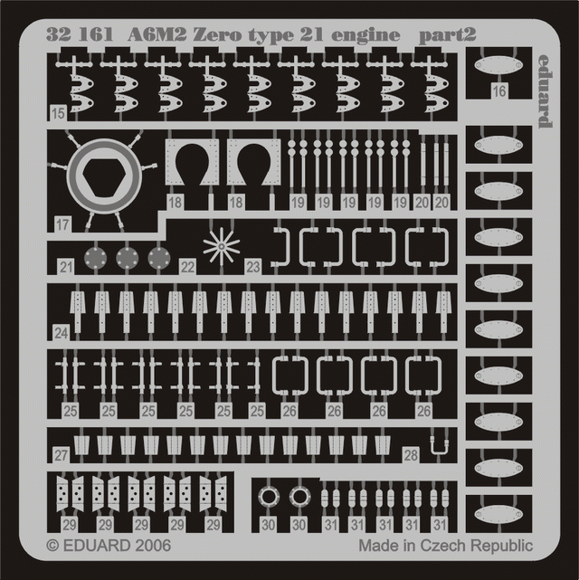 Eduard 32161 Moteur A6M2 Zero type 21 1/32 TAMIYA – image 2