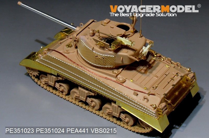 Voyager Model PE351023 WWII US M4A3 (76) w Mid Tank Basic For MENG TS-043 1/35 – immagine 5