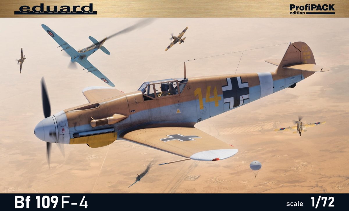 Eduard 70155 Bf 109F-4 ProfiPACK 1/72 – zdjęcie 2