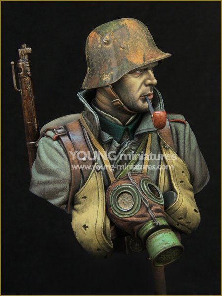 Young Miniatures YM1857 GERMAN STORMTROOPER WWI 1/10 – Bild 9