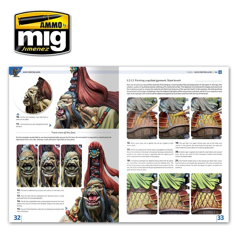 Ammo of Mig Jimenez 6220 ENCYCLOPEDIA OF FIGURES MODELLING TECHNIQUES VOL. 0 - QUICK GUIDE FOR PAINTING (English) – Bild 7