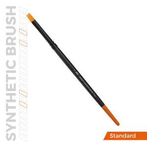 AK Interactive AKB003 AK SYNTHETIC BRUSH – FLAT 4 – zdjęcie 3