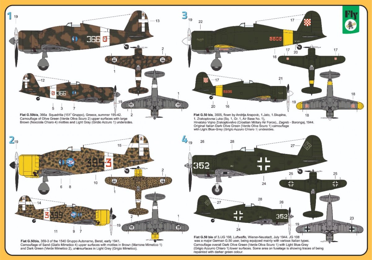Fly 72039 Fiat G.50 bis 1/72 – imagen 2
