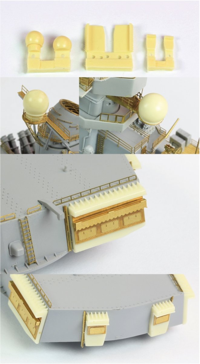 Pontos 31010F1 USS Wisconsin 1991 Add-on Set 1/350 – Bild 2