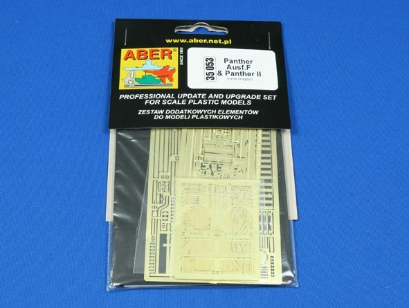 Aber 35053 Panther Ausf.F and Panther II (DRA) 1/35 – immagine 3