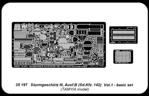 Aber 35197 German anti-tank self proppeled gun Sturmgeschütz III, Ausf.B (Sd.Kfz. 142) - vol.1 - basic set 1/35 – immagine 4
