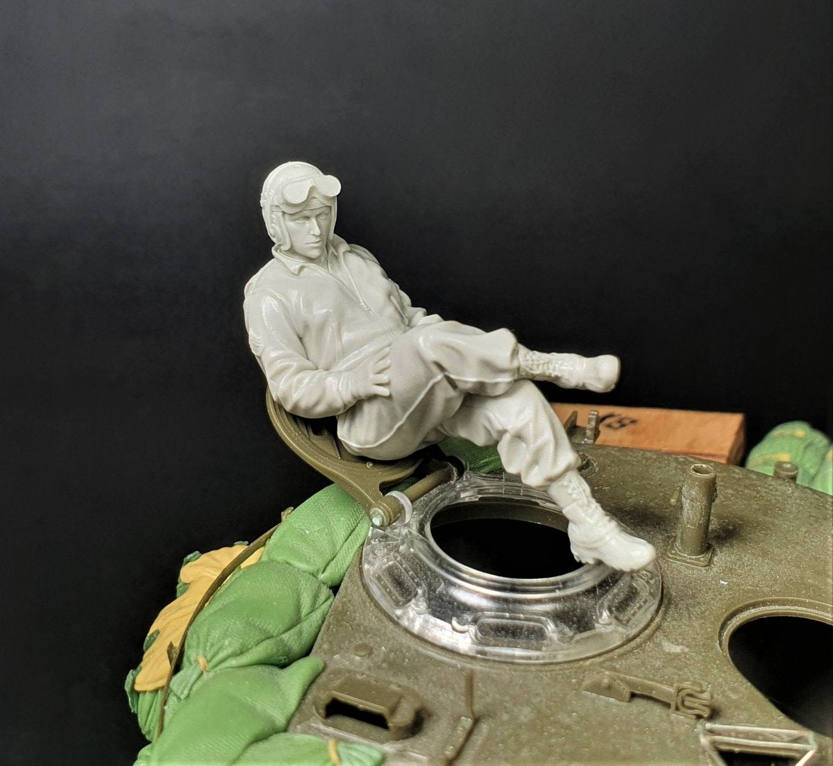Panzer Art FI35-147 Easy Rider, commandant de char Sherman, échelle 1/35