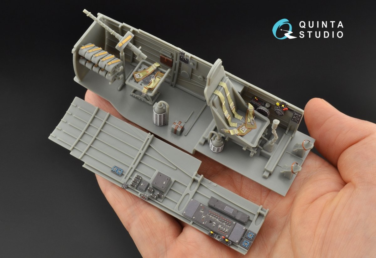 Quinta Studio QD32090 Ju 87B-2/R-2 3D-Printed &amp;amp; coloured Interior on decal paper ( Trumpeter ) 1/32 – zdjęcie 6