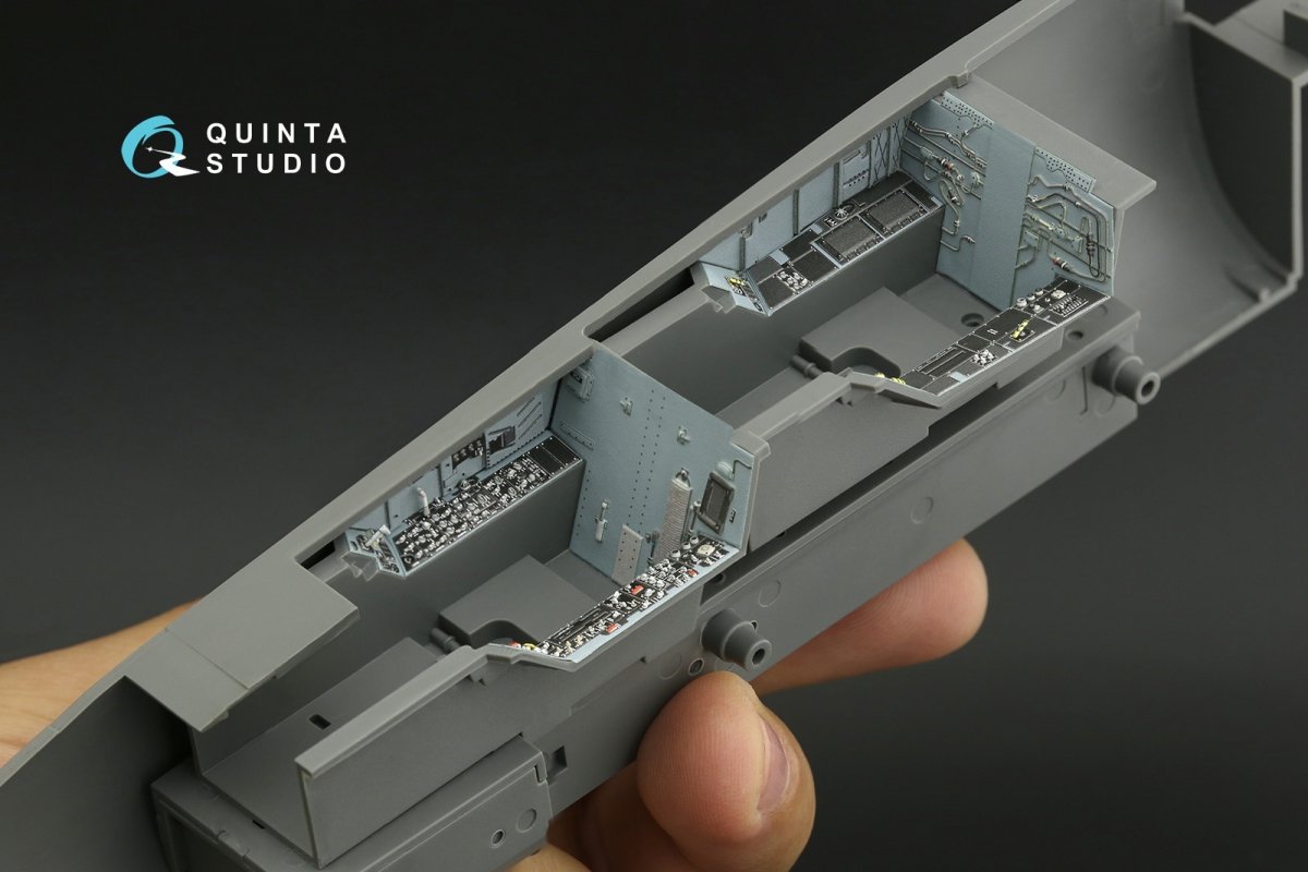 Quinta Studio QD32147 F/A-18B 3D-Printed &amp;amp; coloured Interior on decal paper (Academy) 1/32 – Bild 10