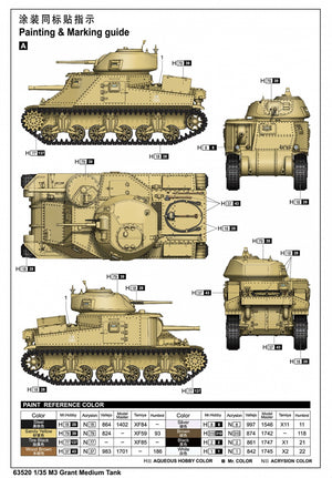 I Love Kit 63520 M3 Grant Medium Tank 1/35 – Bild 4