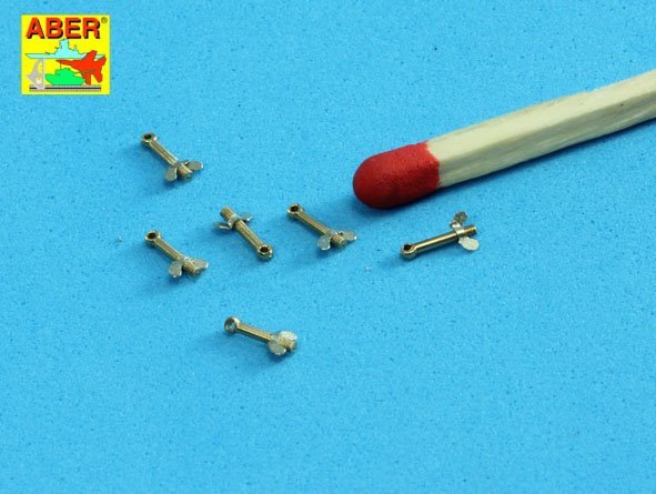 Aber 16111 Wing nuts PE nuts with turned bolt x 30 pcs. 1/16 – immagine 4