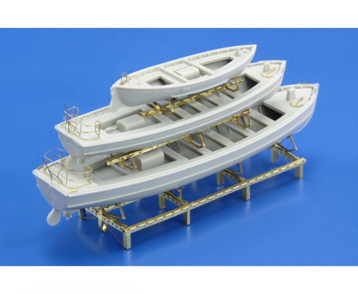 Eduard 53104 USS Arizona part 3 - life boats TRUMPETER 1/200 – immagine 2