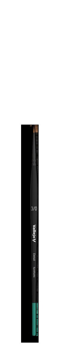 VALLEJO B02030 - Pędzel - Detail - Round Synthetic No. 3/0 – immagine 2