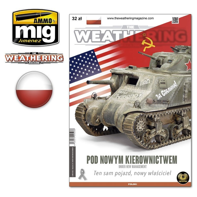 AMMO of Mig Jimenez 4523 - THE WEATHERING MAGAZINE 24 - Pod Nowym Kierownictwem: Ten Sam Pojazd, Nowy Właściciel (Polski)