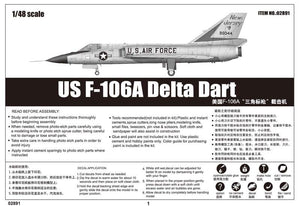 Trumpeter 02891 US F-106A Delta Dart 1/48 – immagine 4