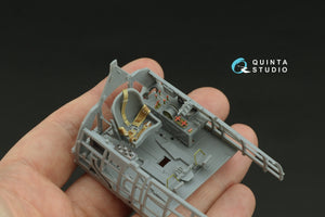 Quinta Studio QD32240 Mitsubishi J2M3 Raiden 3D-Printed &amp;amp; coloured Interior on decal paper (Zoukei Mura) 1/32 – zdjęcie 10