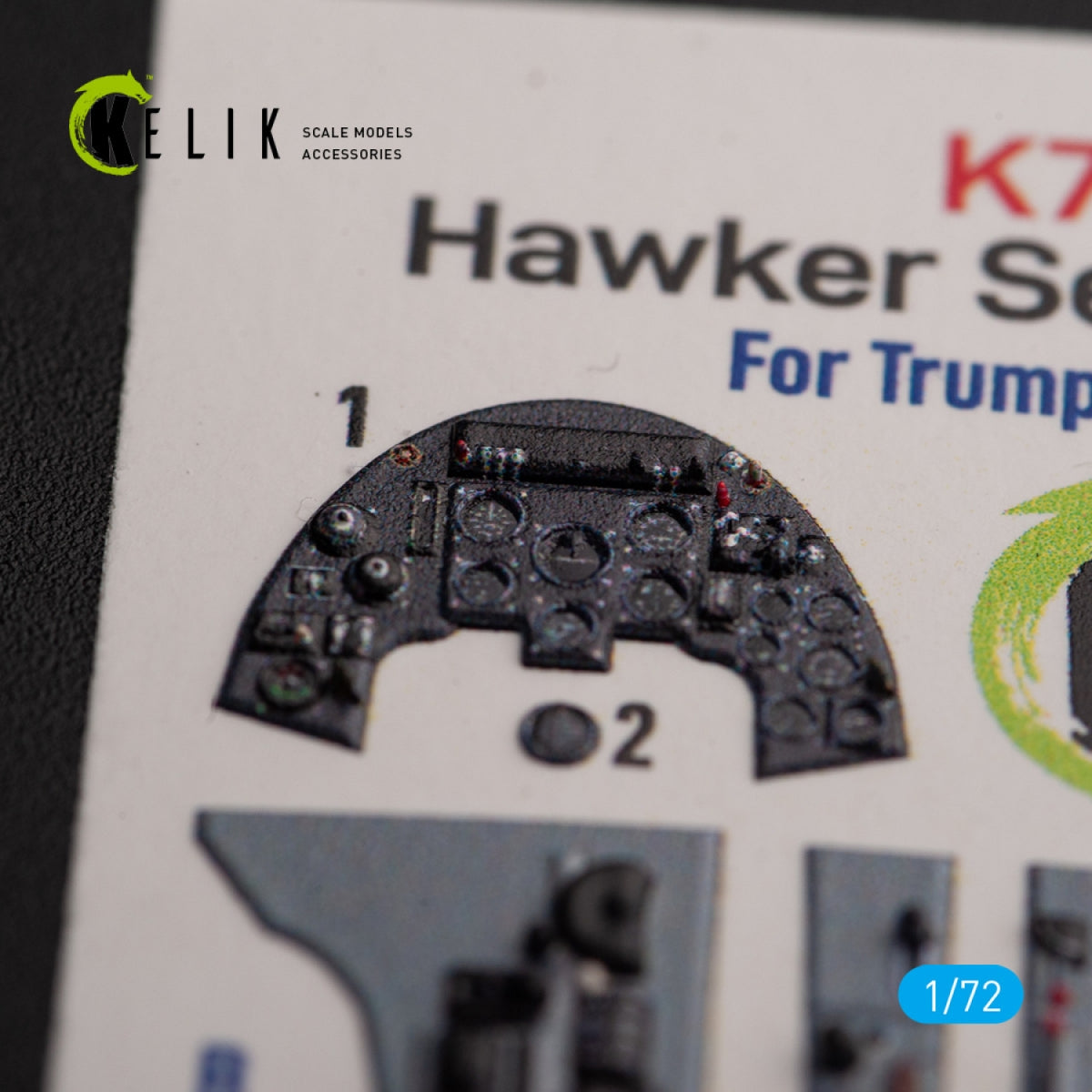 KELIK K72153 Hawker Sea Fury FB.11 - interior 3D decals for Trumpeter kit 1/72 – immagine 2