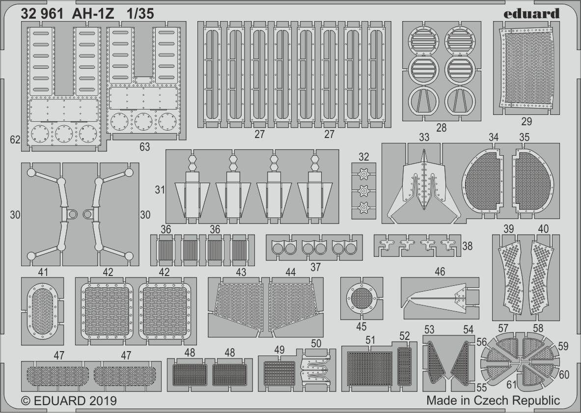 Eduard 32961 AH-1Z 1/35 ACADEMY – image 2