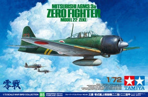 Tamiya 60785 Mitsubishi A6M3/A6M3a Zero Fighter Model 22 (Zeke) 1/72