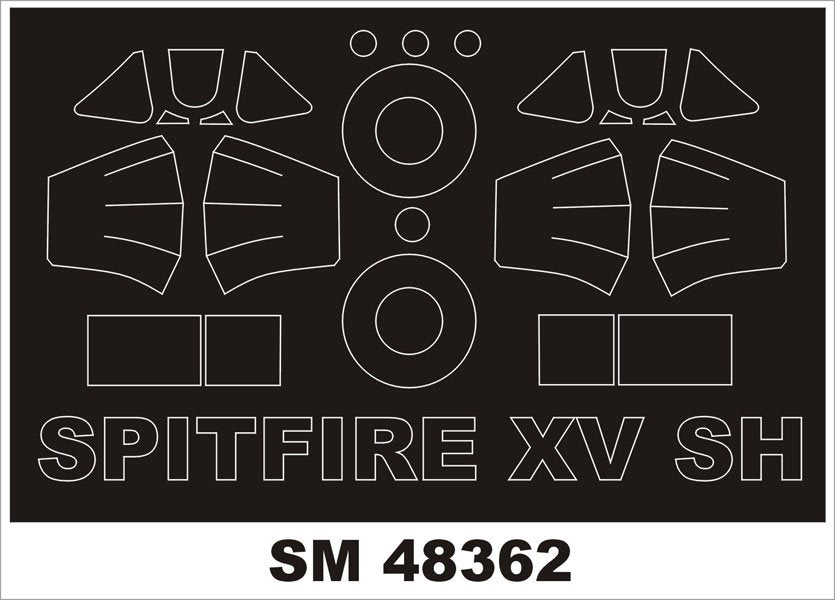 Montex SM48362 Spitfire MkXV SPÉCIAL HOBBY