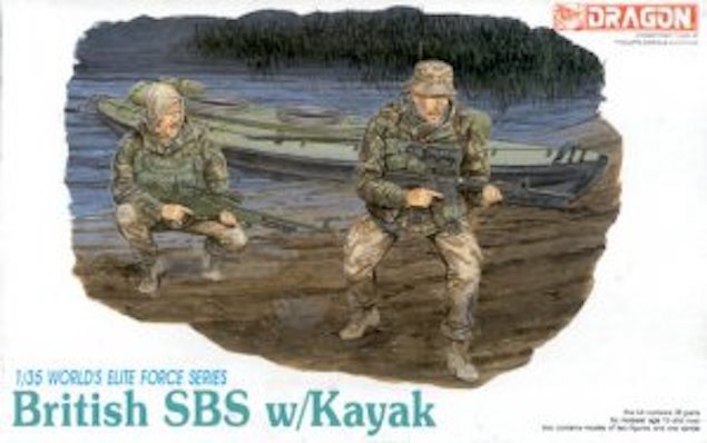 Dragon 3023 British SBS w.Kayak 1/35