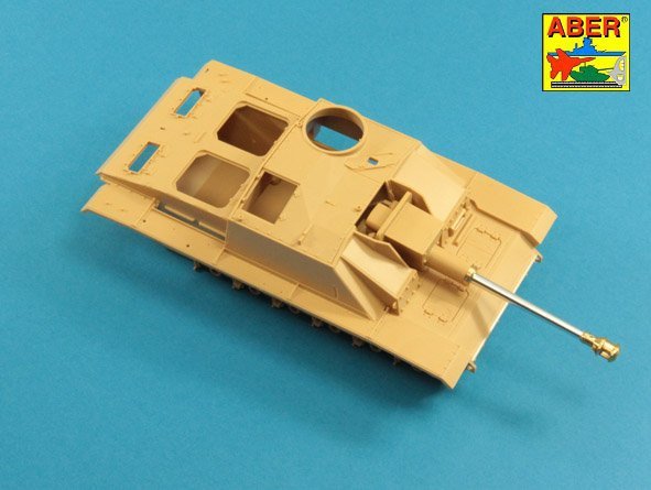 Aber 35L-059n German StuK.40 L/48 7,5 cm Barrel with middle muzzle brake for Stug.III, Ausf G - middle model 1/35 – Bild 6