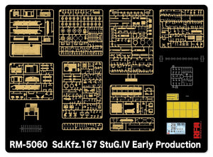 Rye Field Model 5060 Sd.Kfz.167 StuG.IV Early Production w/workable track links 1/35 – Bild 3