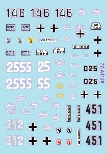 Star Decals 72-A1129 Windhund # 1. 116. Pz Division Windhund 1/72 – Bild 3