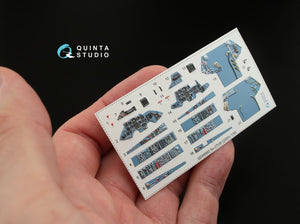 Quinta Studio QD48062 Su-27UB 3D-Printed &amp;amp; coloured Interior on decal paper (for GWH kit) 1/48 – zdjęcie 2