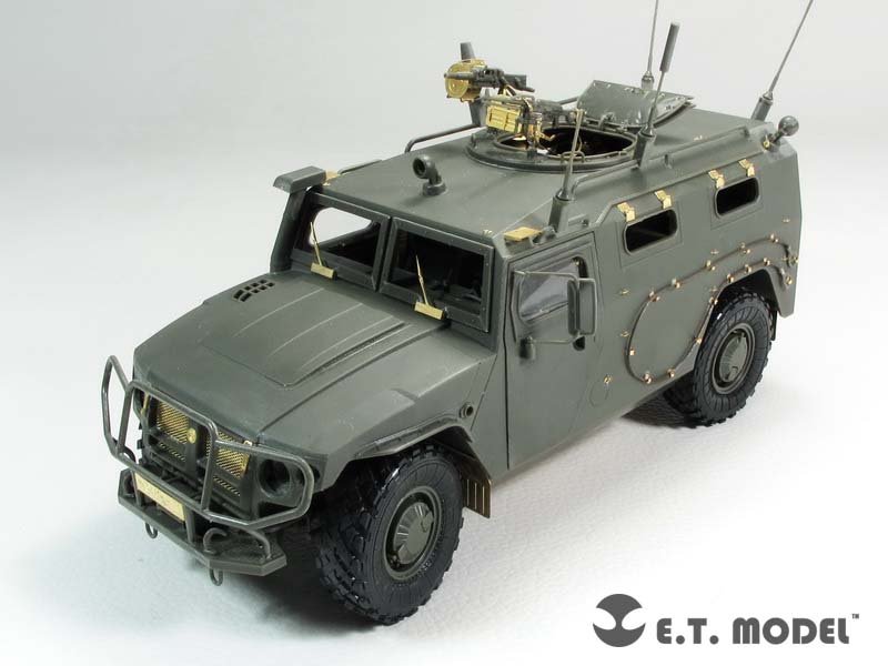 E.T. Model E35-184 Russian GAZ-233014 STS &amp;quot;TIGER&amp;quot; (For Meng VS-003) 1/35 – immagine 3