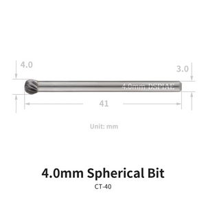 DSPIAE CT-40 Chamfering Tool Spherical Bit 4,0 mm
