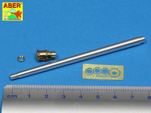 Aber 35L-137 U.S 76 mm M1A2 barrel with muzzle brake for Sherman M4 &amp;amp; M-18 Hellcat 1/35 – zdjęcie 2